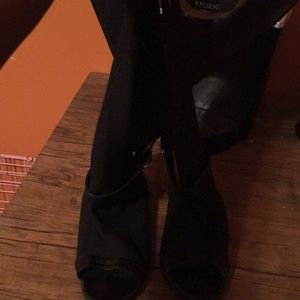 Akira mesh long boots